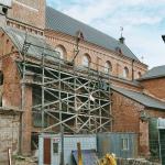 Johanniskirche im Bau von Aussen